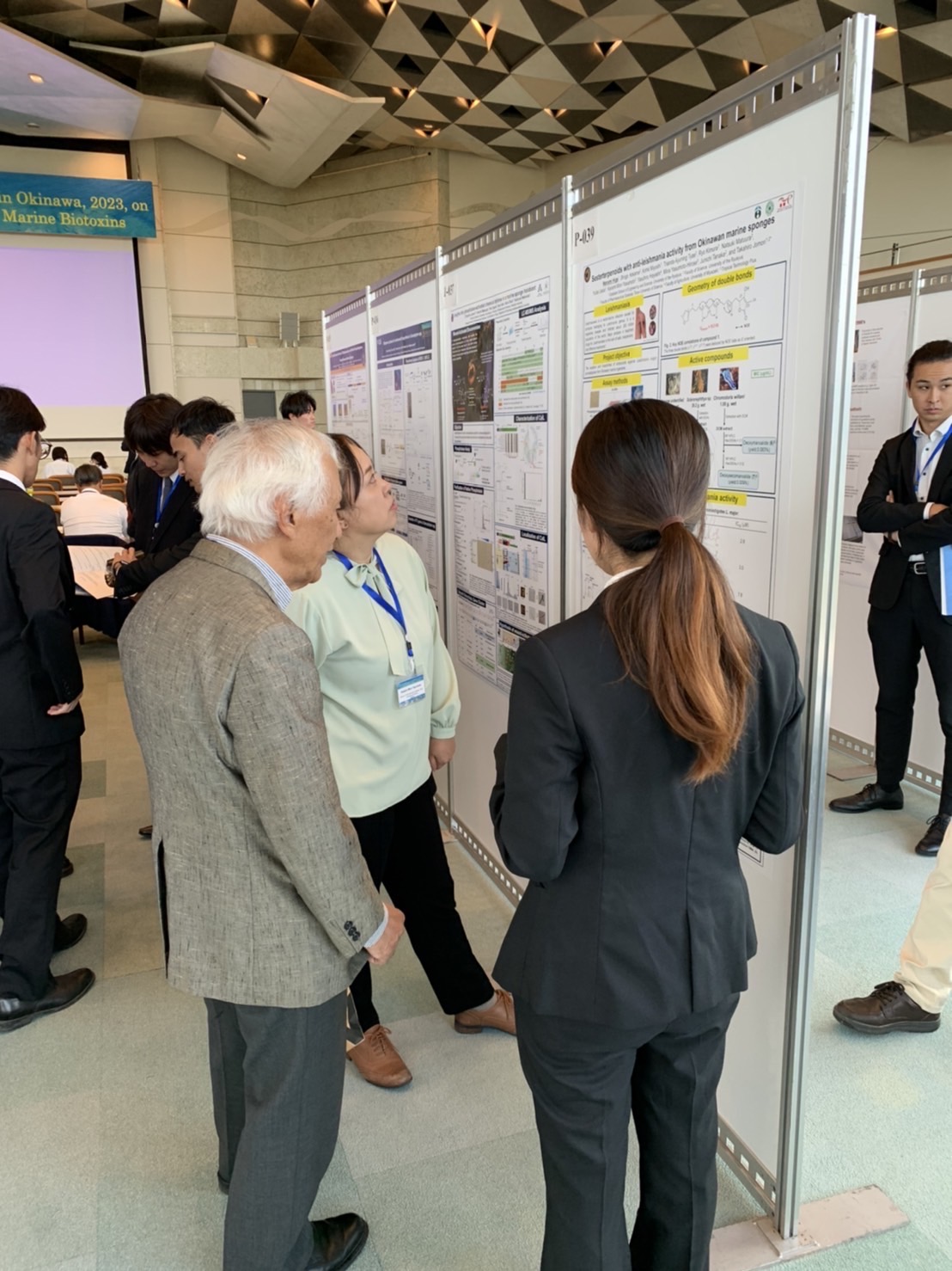 Poster session in Conference Hall A1 during the 2023 International Symposium